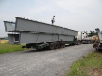 Vận chuyển trong dự án Cầu vượt Nguyễn Tri Phương